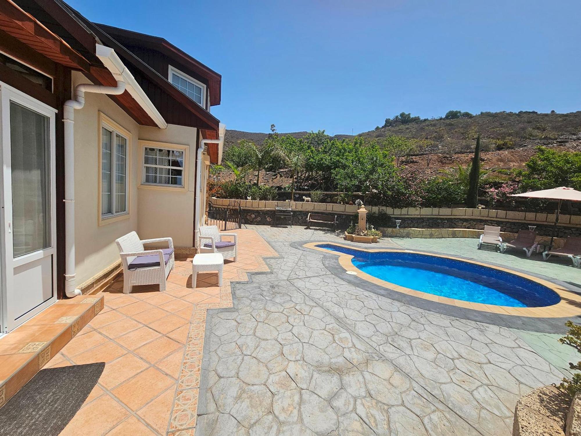 Villa Carlitos Vistas Al Mar Y A La Montana Адехе Екстериор снимка