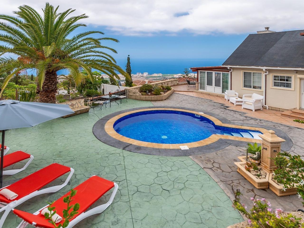 Villa Carlitos Vistas Al Mar Y A La Montana Адехе Екстериор снимка