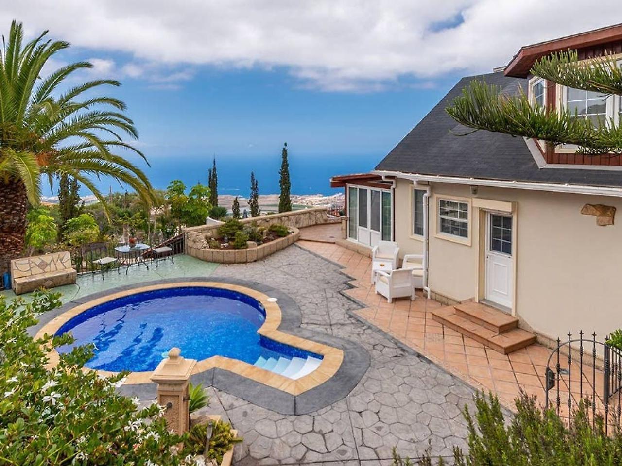 Villa Carlitos Vistas Al Mar Y A La Montana Адехе Екстериор снимка
